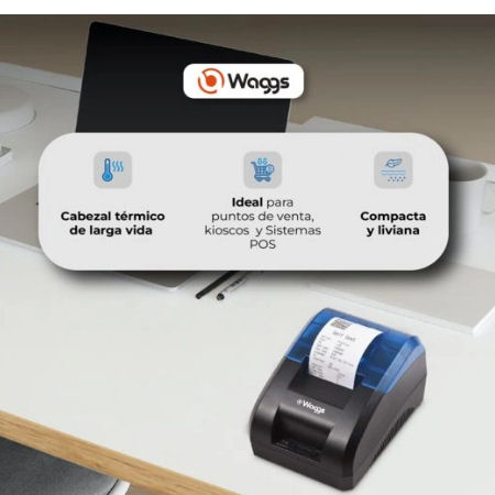 IMPRESORA TERMICA WAGGS ITER04 58MM
